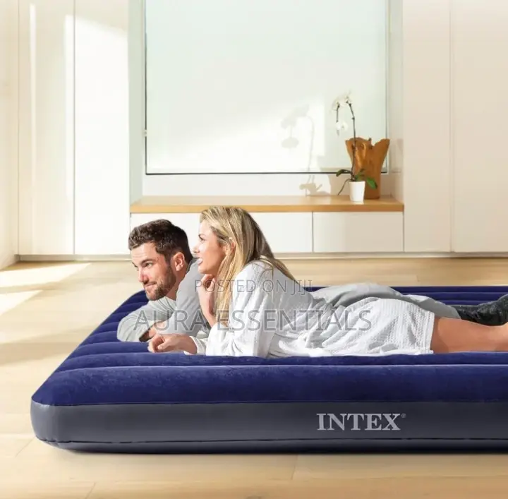 Multicolored Intex Inflatable Bed ( 6 by 6)
