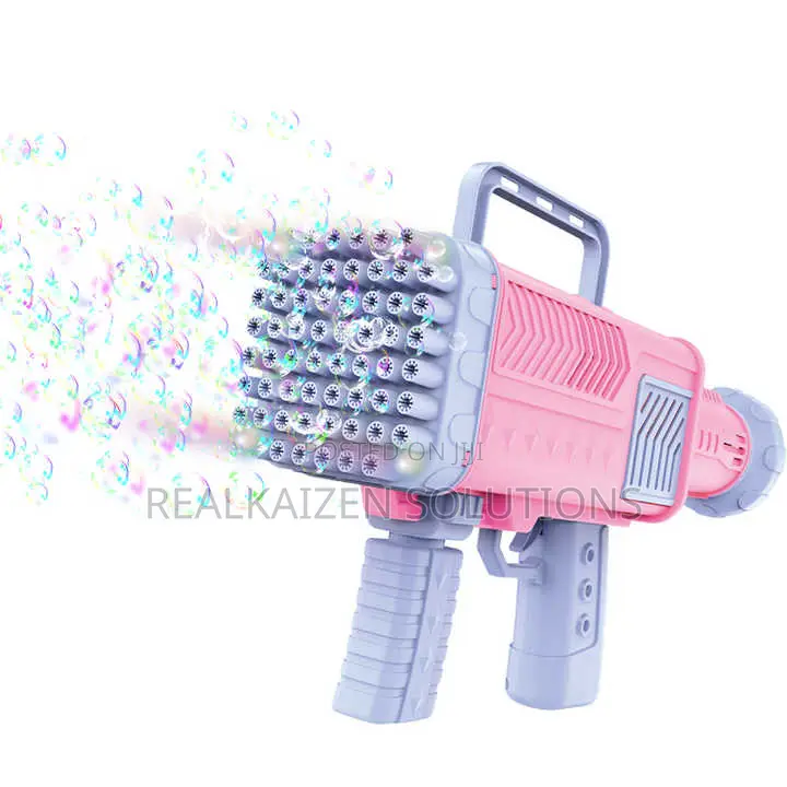 60 Hole Rechargeable Bazooka Bubble Gun