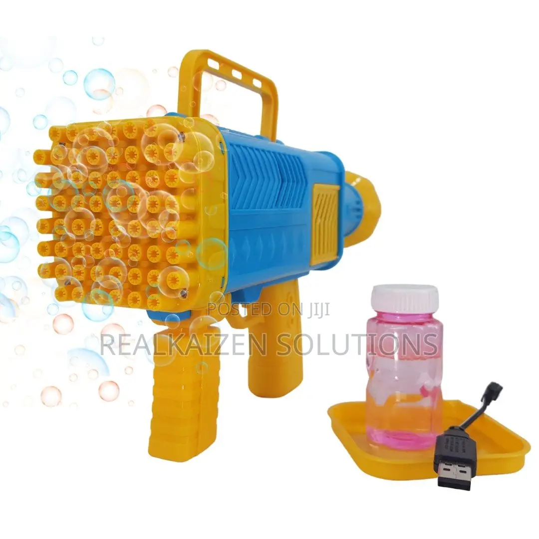 60 Hole Rechargeable Bazooka Bubble Gun