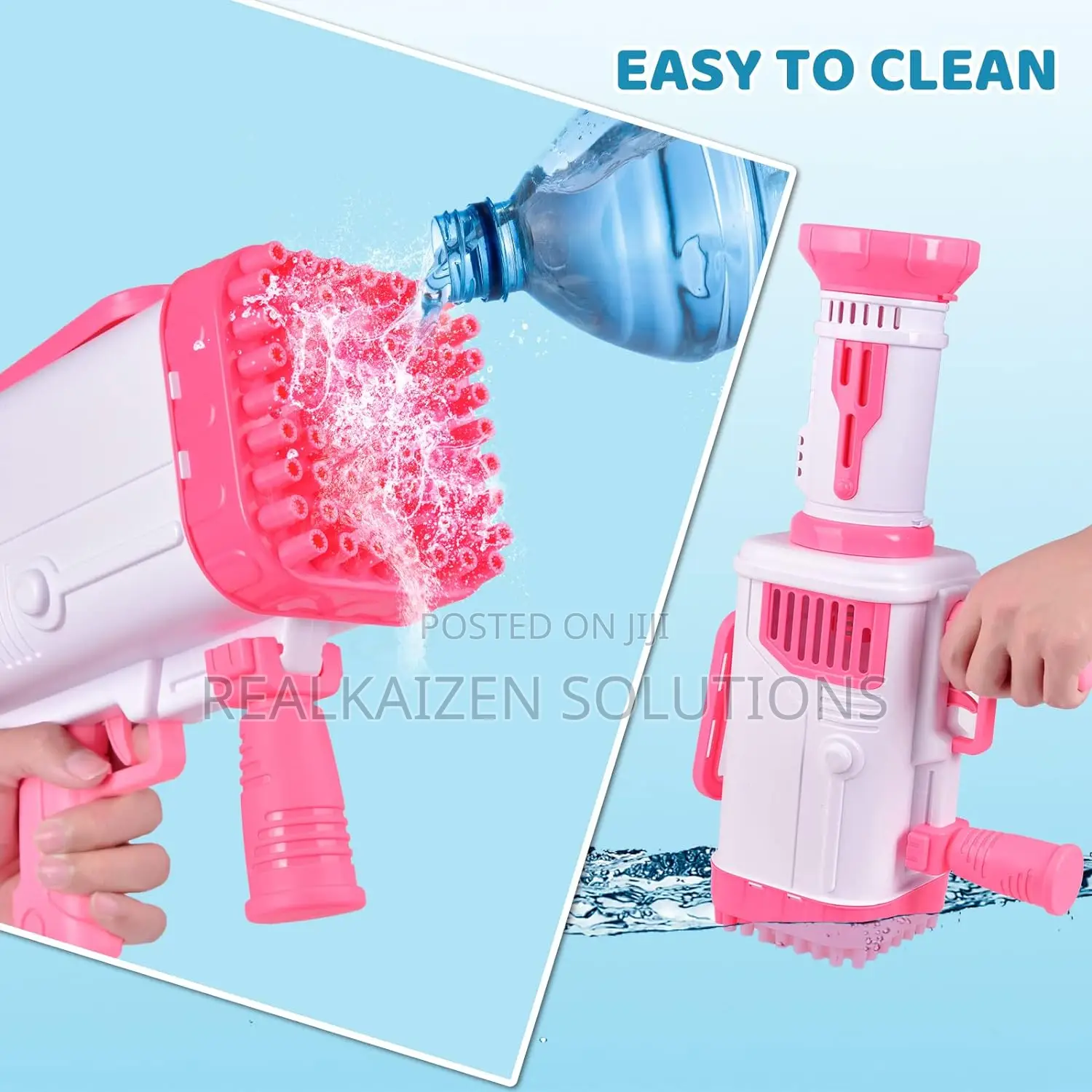 60 Hole Rechargeable Bazooka Bubble Gun