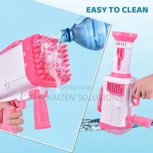 60 Hole Rechargeable Bazooka Bubble Gun