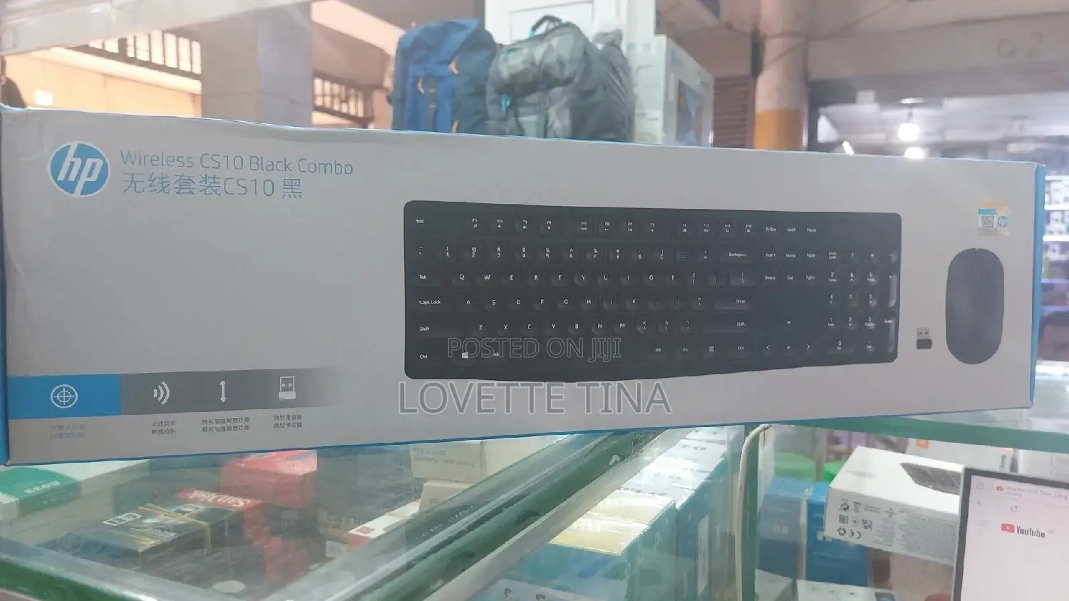 Hp Wireless CS10 Original Keyboard and Mouse