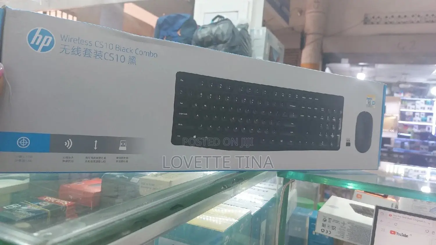Hp Wireless CS10 Original Keyboard and Mouse