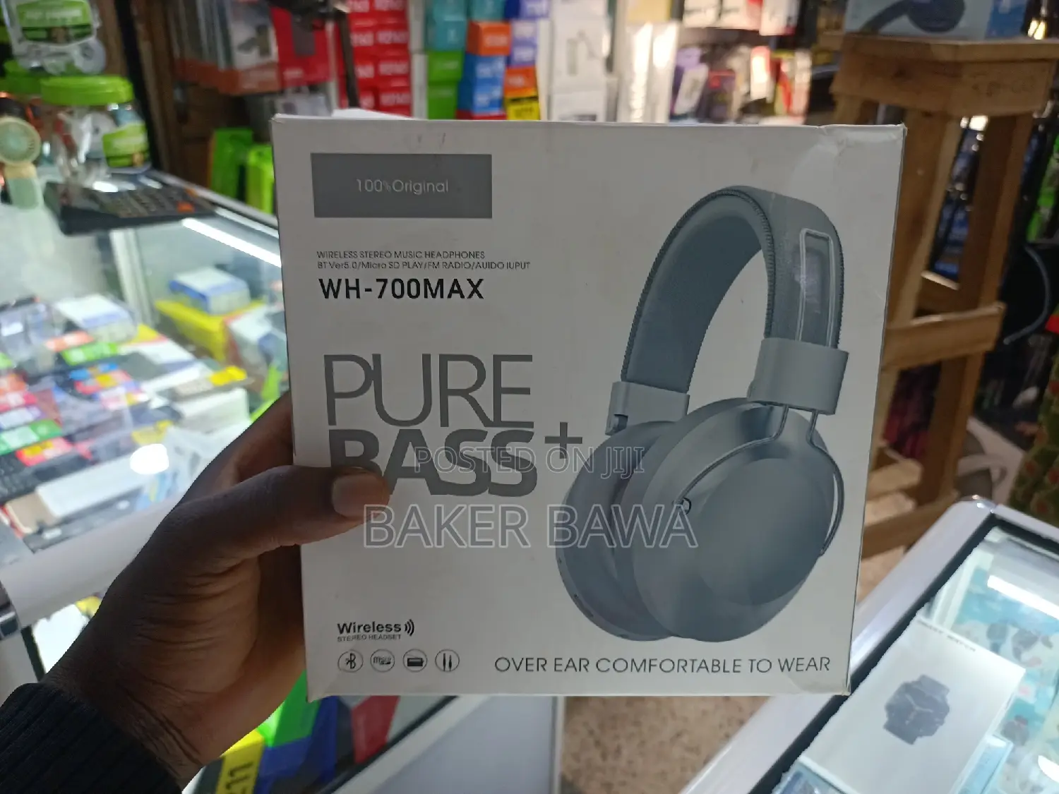 Pure Bass +Wireless Stereo Headset