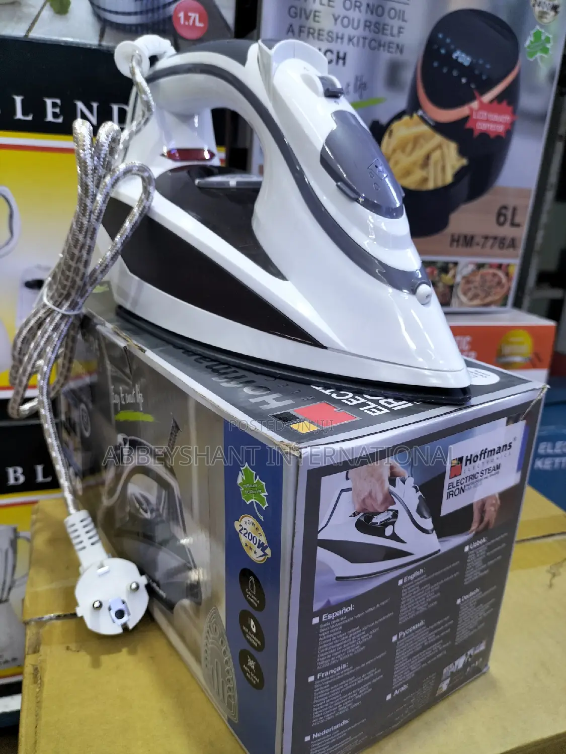 Steam Iron Flat Steam Iron Hoffman Steam Iron