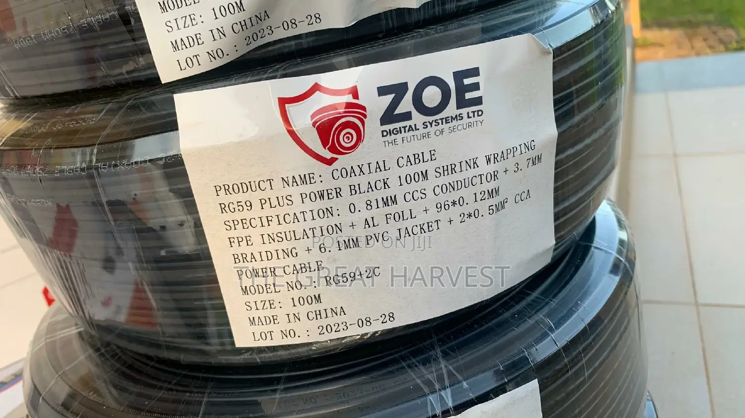 Zoe - Coaxial Cable 100M