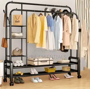 Shelves Furniture Clothes Hanger Rack