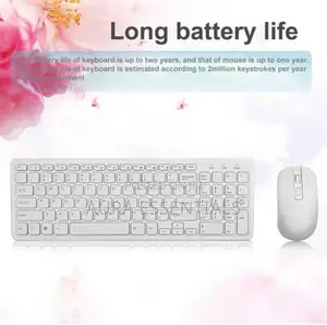 Wireless Multimedia Keyboard and Optical Mouse Set