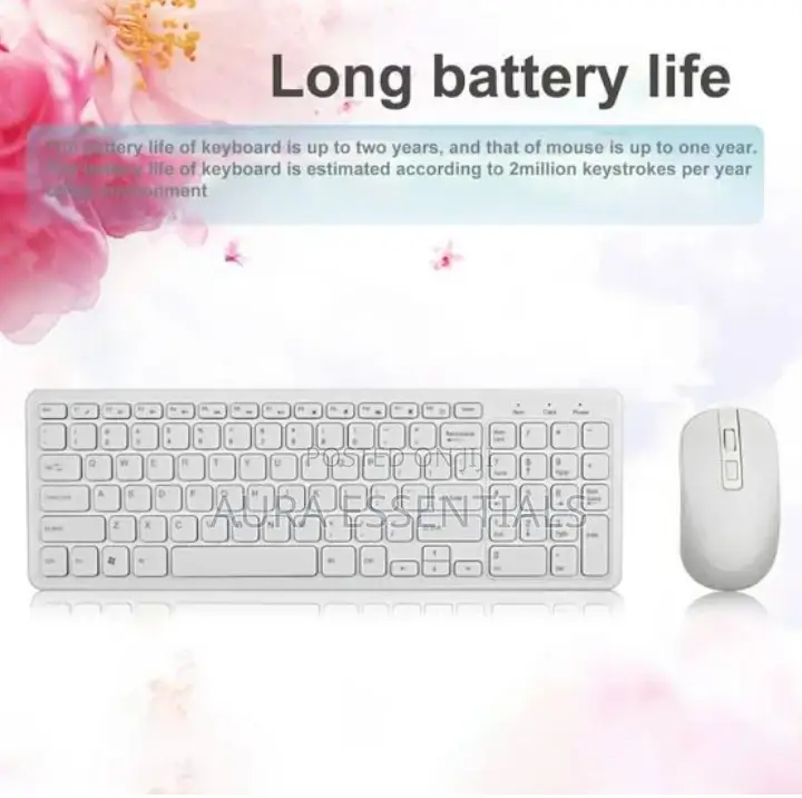 Wireless Multimedia Keyboard and Optical Mouse Set