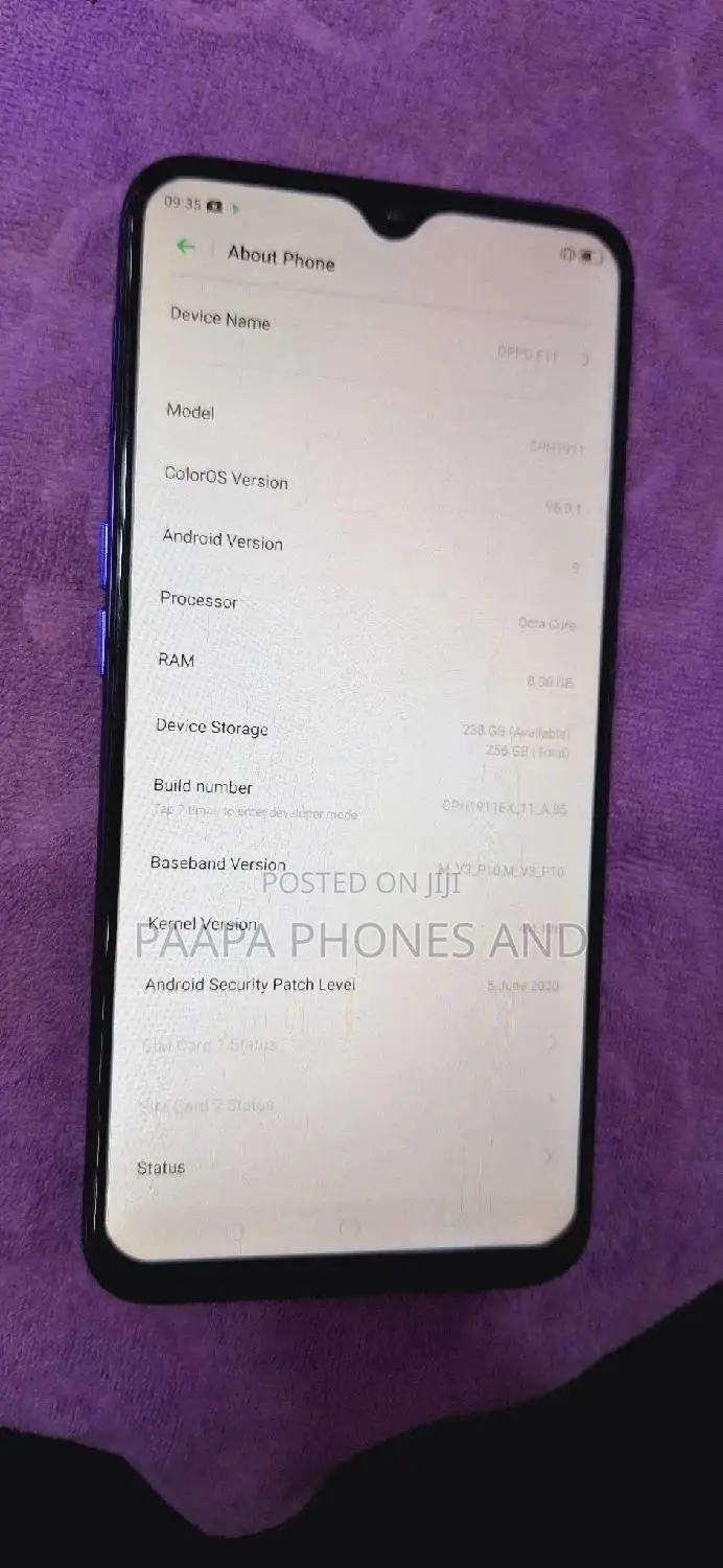 Oppo F11 128 GB Blue