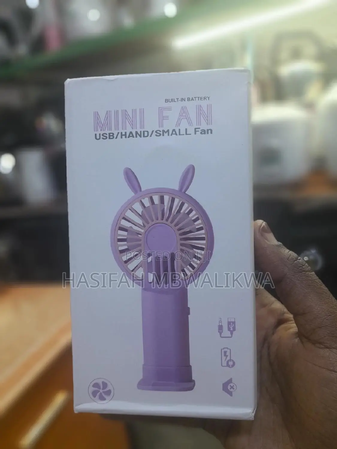 Built -in - Battery Mini Hand Fan