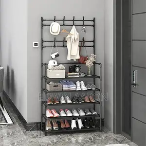 5 Layers Multi-Functional Shoe Rack and Hats Hanger