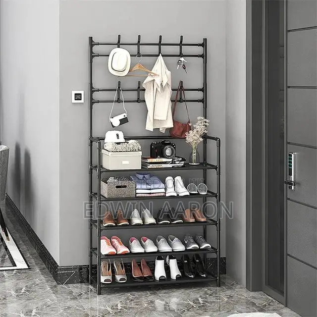 5 Layers Multi-Functional Shoe Rack and Hats Hanger