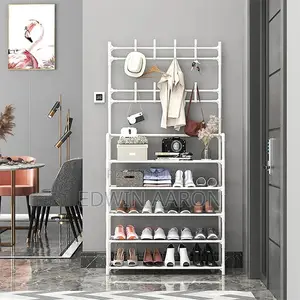 5 Layers Multi-Functional Shoe Rack and Hats Hanger