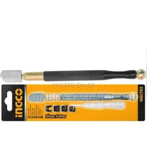 Ingco Heavy Duty Glass Cutter_ Silver, Black