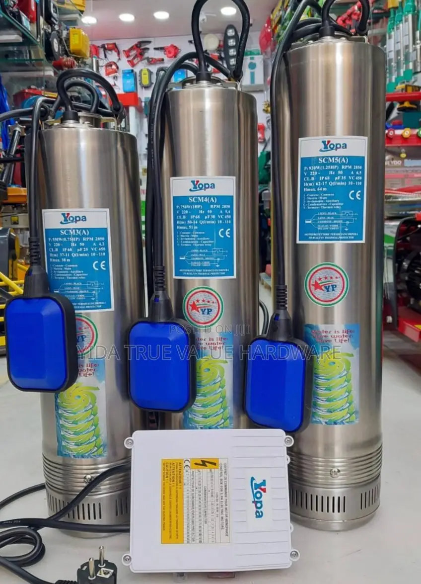 Water Pump All Metres With Control Boxes