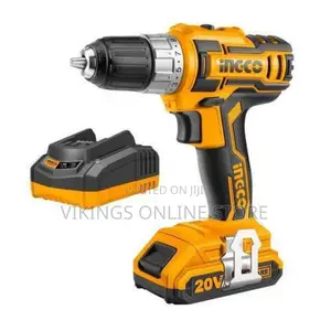 INGCO Lithium-Ion Cordless Electric Drill 20V