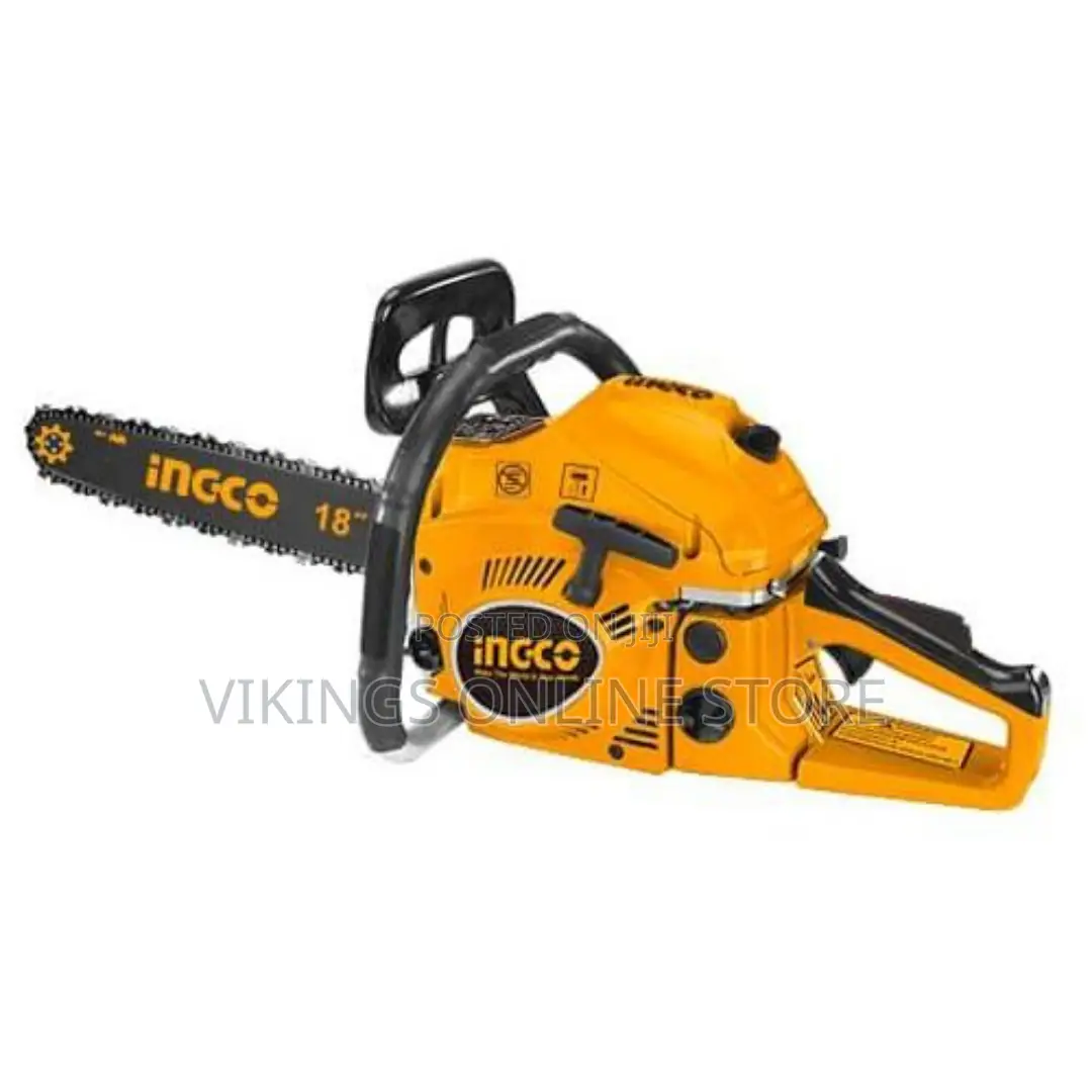 INGCO Gasoline Chain Saw - Orange / Black