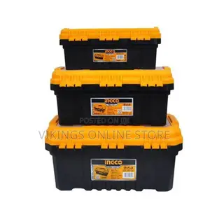 INGCO Pbxk0301 3pcs Plastic Tool Box Set (14,17,20 Inch) -