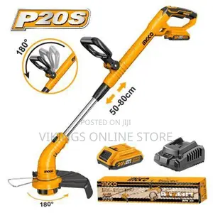 INGCO Cordless Grass Trimmer Voltage:20V - Orange / Silver