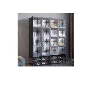 4 Column Plastic Wardrobe.
