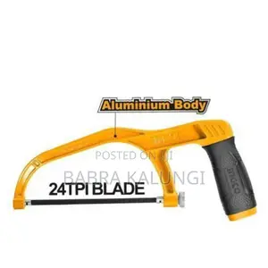 Ingco Mini Hacksaw Frame_ Yellow