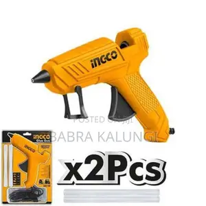 Ingco Glue Gun Volts:220_240v 50/60hz_ Orange, Black
