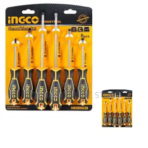 INGCO HKSD0628 Ingco 6pcs Screwdriver Set - Yellow