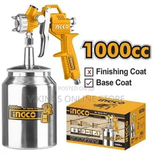 INGCO Air Spray Gun - Silver, Orange