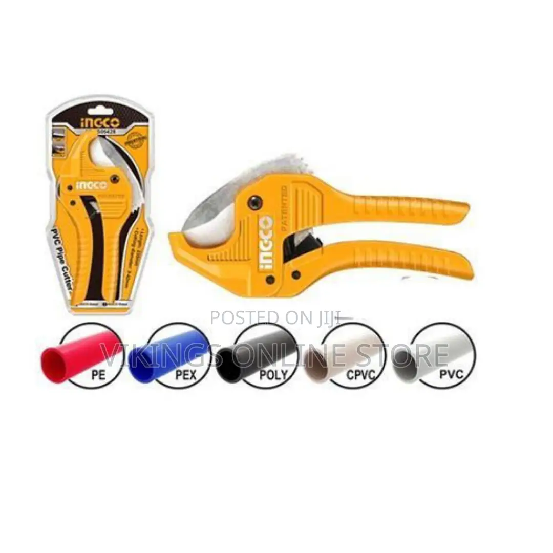 INGCO PVC Pipe Cutter Plastiv Pipe Cutting Tool - Yelllow