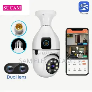 Dual Lens Bulb Camera