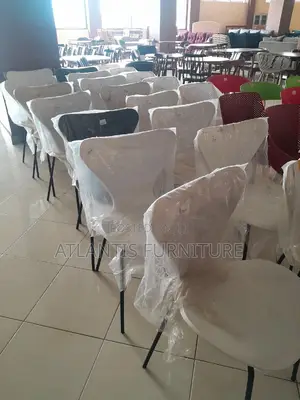 Metallic Legs Executive Plastic Chairs