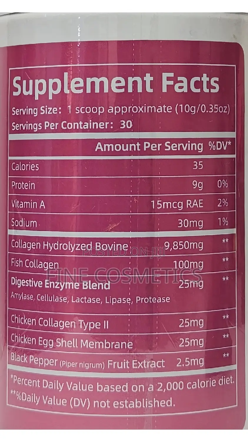 MULT COLLAGEN PEPTIDES POWDER for Skin, Hair, Nails + Joint