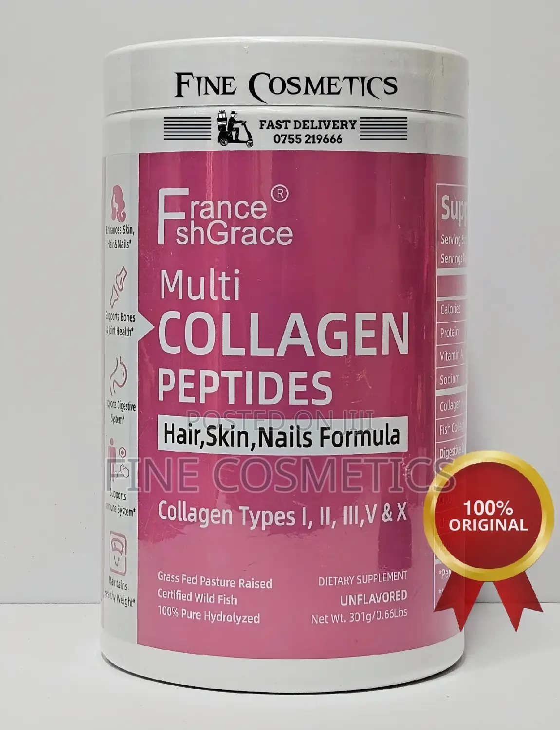 MULT COLLAGEN PEPTIDES POWDER for Skin, Hair, Nails + Joint
