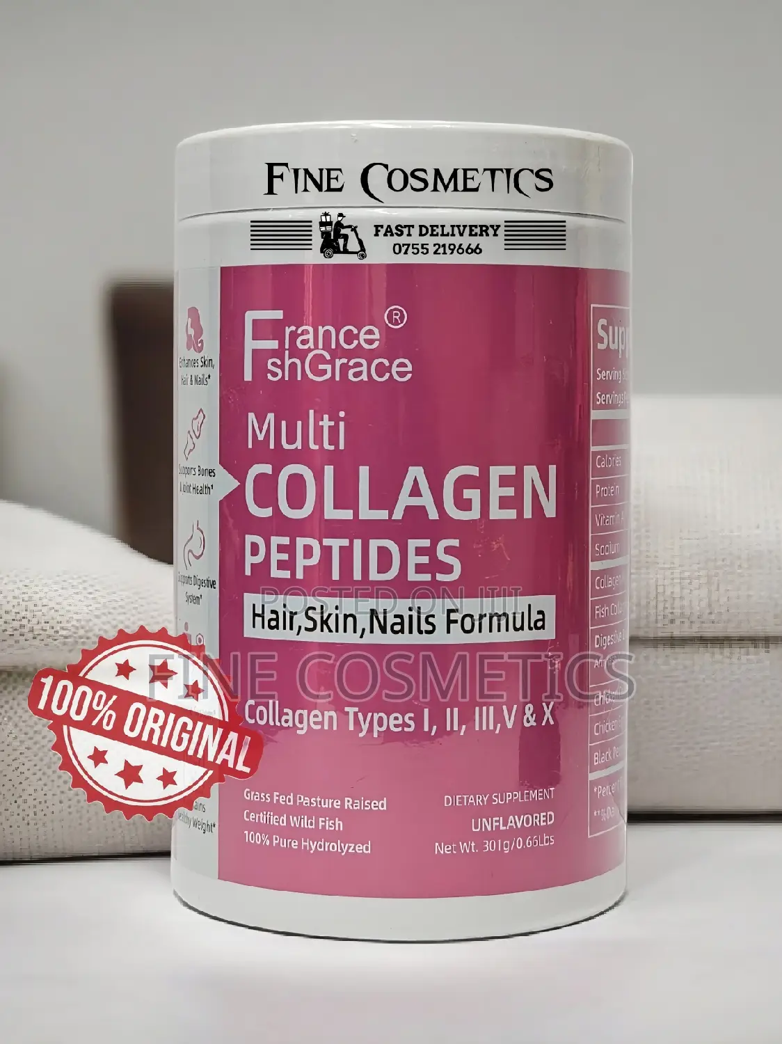MULT COLLAGEN PEPTIDES POWDER for Skin, Hair, Nails + Joint