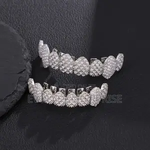 Iced Out Diamond Teeth Grillz Slugs