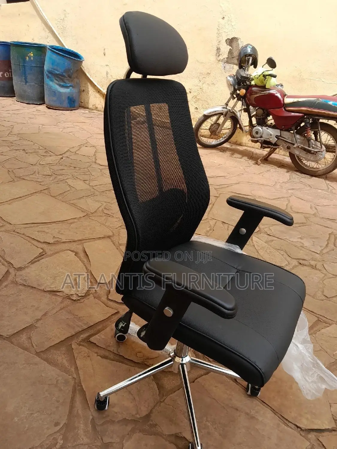 Back Support Office Chair (Black)