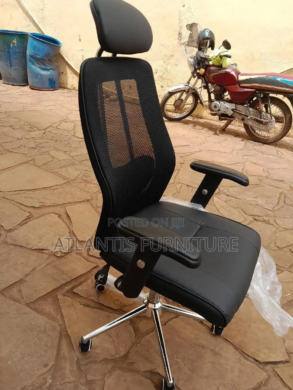 Back Support Office Chair (Black)