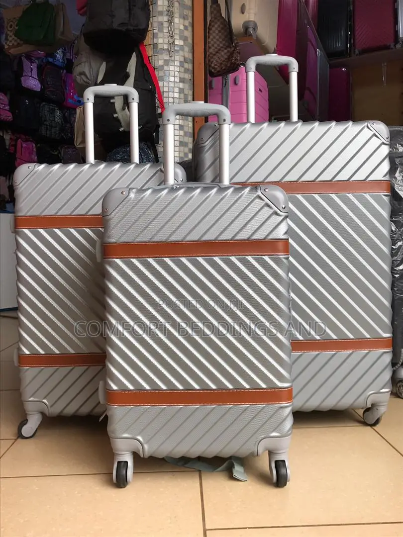 Plastic Suitcases Gray