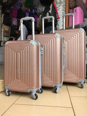 Plastic Suitcases Brown
