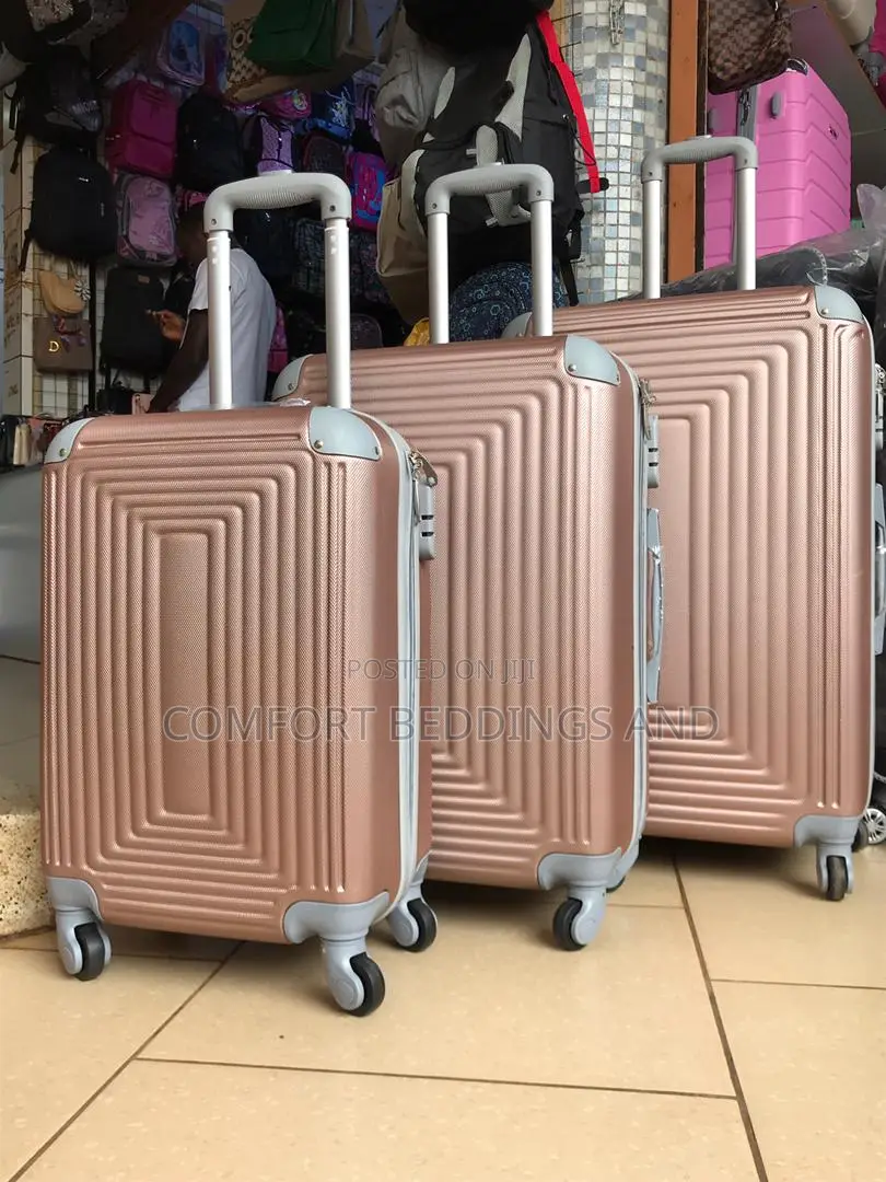 Plastic Suitcases Brown