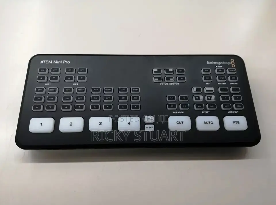 Blackmagic Design Atem Min Pro Hdmi Live Stream Switcher