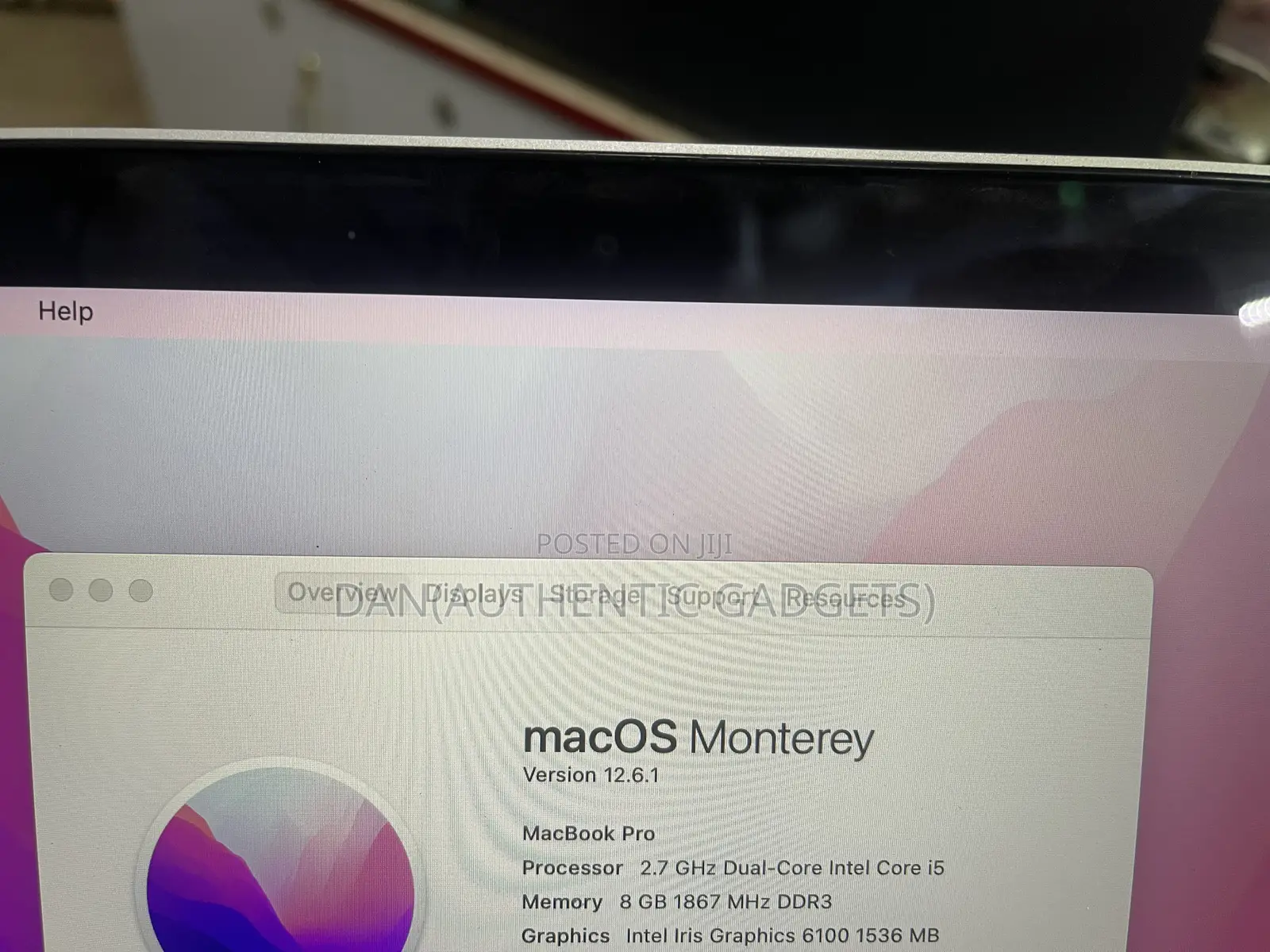 Laptop Apple MacBook Pro 2015 8GB Intel Core I5 SSD 128GB