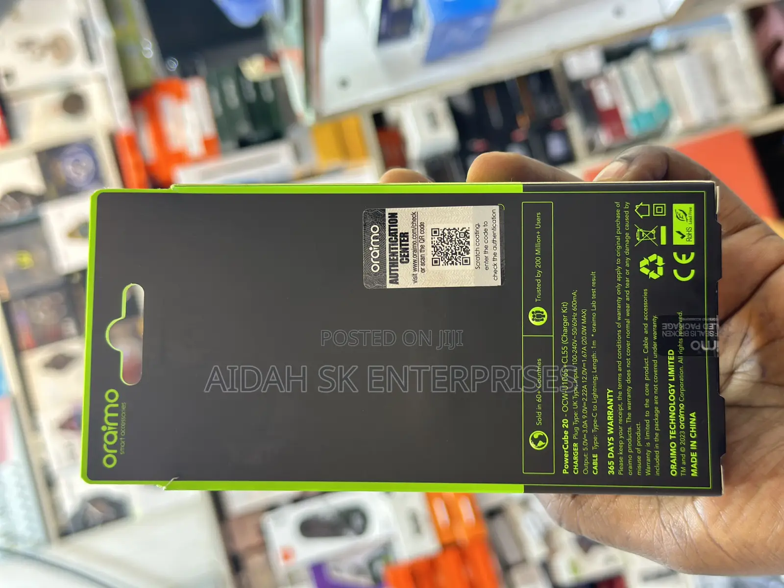 Oraimo 20W PD First Charging