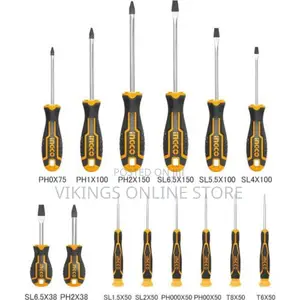 INGCO 14 PCS Screw Driver Precision Screwdriver Set -