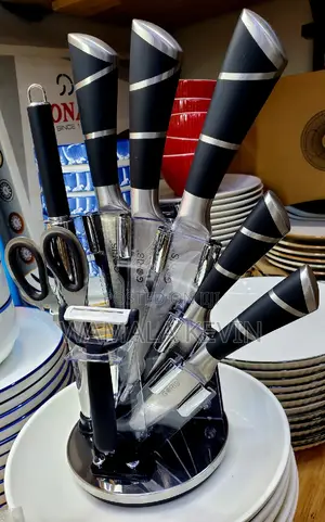 Knife Set for Kitchen With Stand