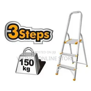 INGCO Aluminium Household Ladder 3step - Silver