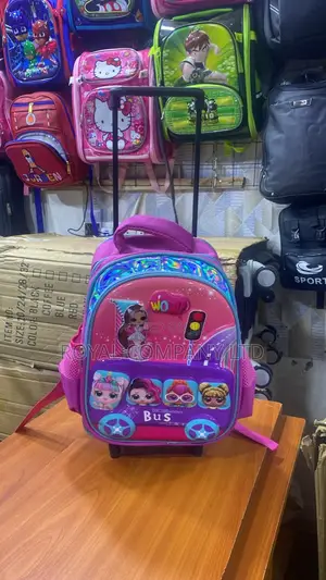 Girls School Bags With Travel Handle
