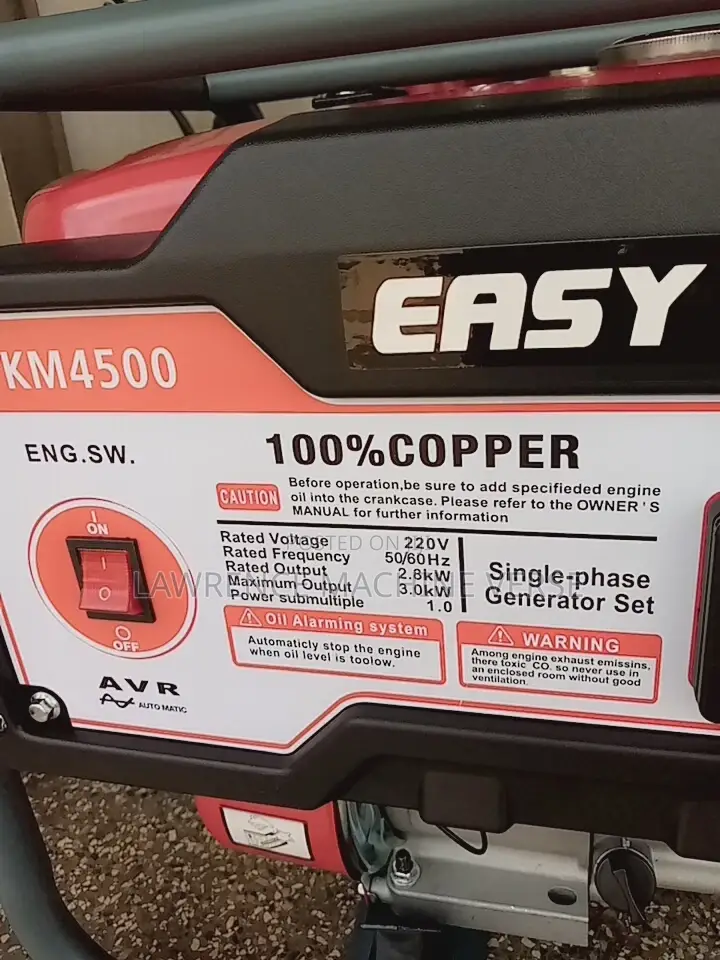Gasoline Generator Km4500