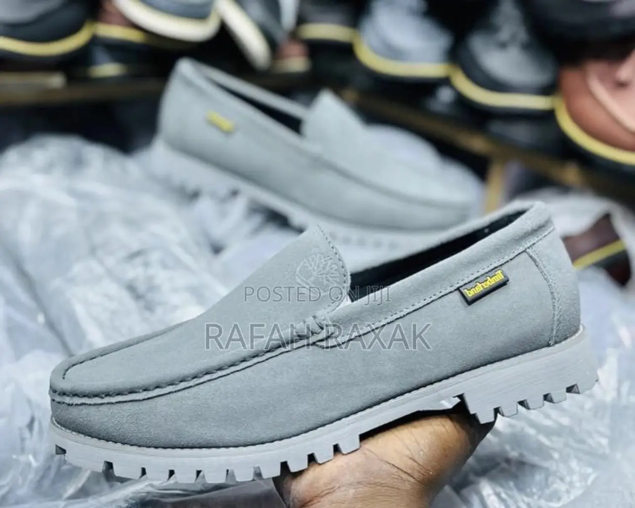 Original Grey Suede Timberland Loafers